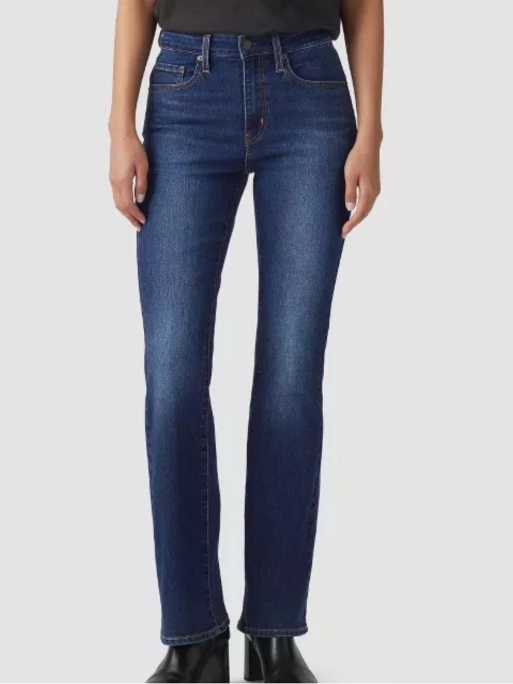 The Levi's Women's 725 High Rise Bootcut Jeans Dark Blue